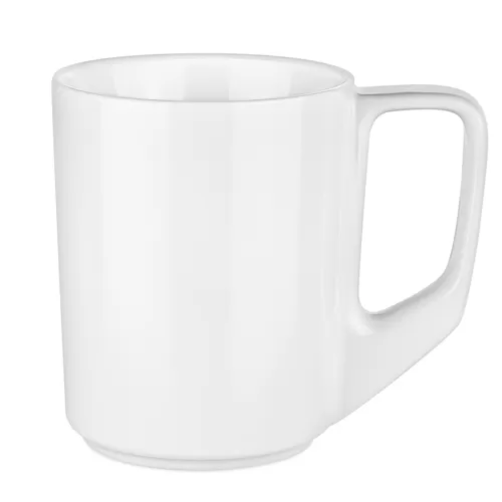 Кружка фарфор., 250 мл. "Solid" белый
