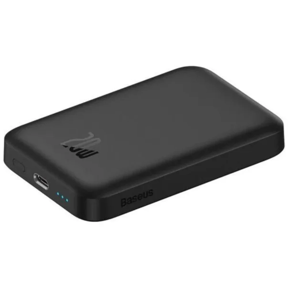 Внешний аккумулятор Baseus "Magnetic Wireless Charging Power bank", 6000 mAh, черный