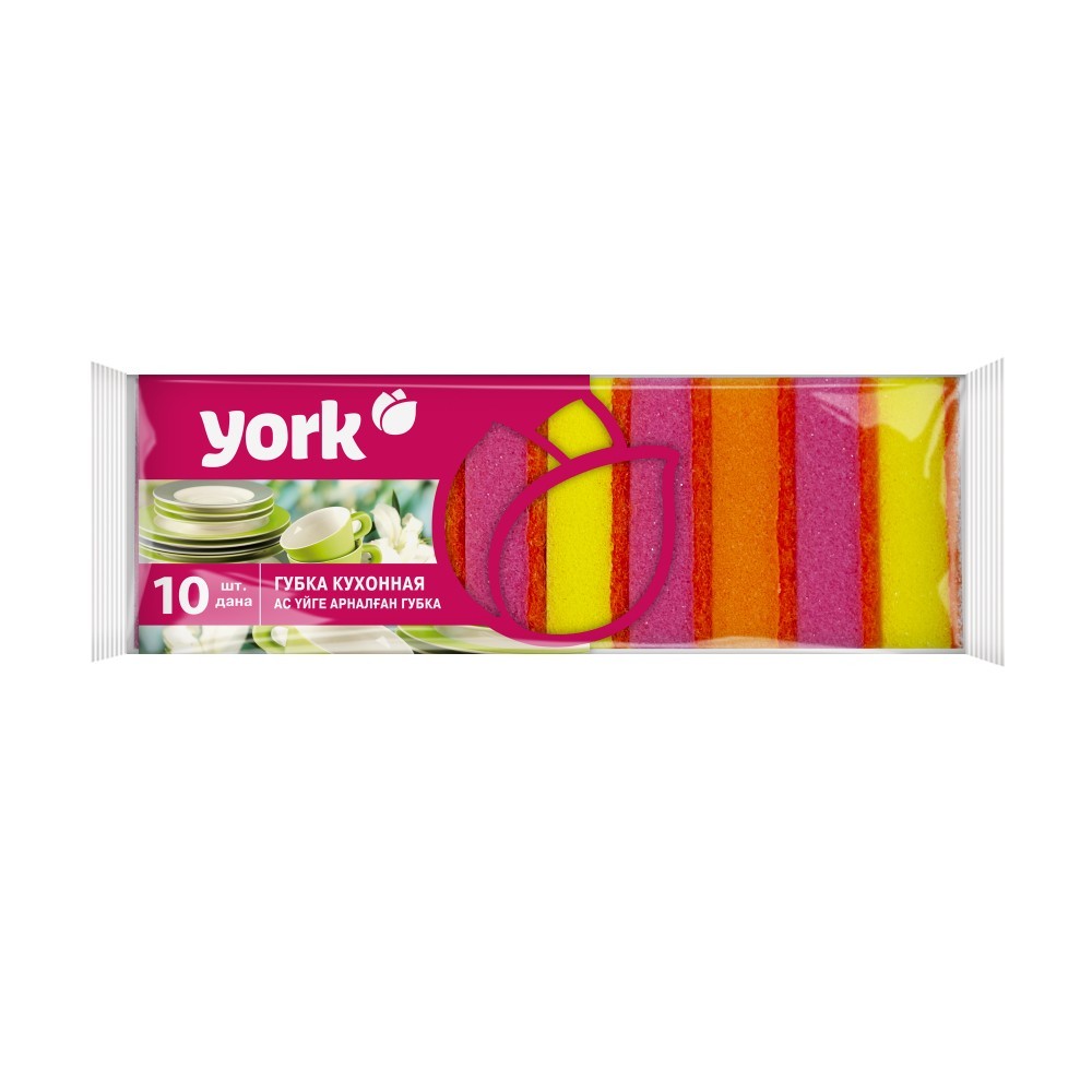 Губка кухонная для мытья посуды "York Maxi" - 6