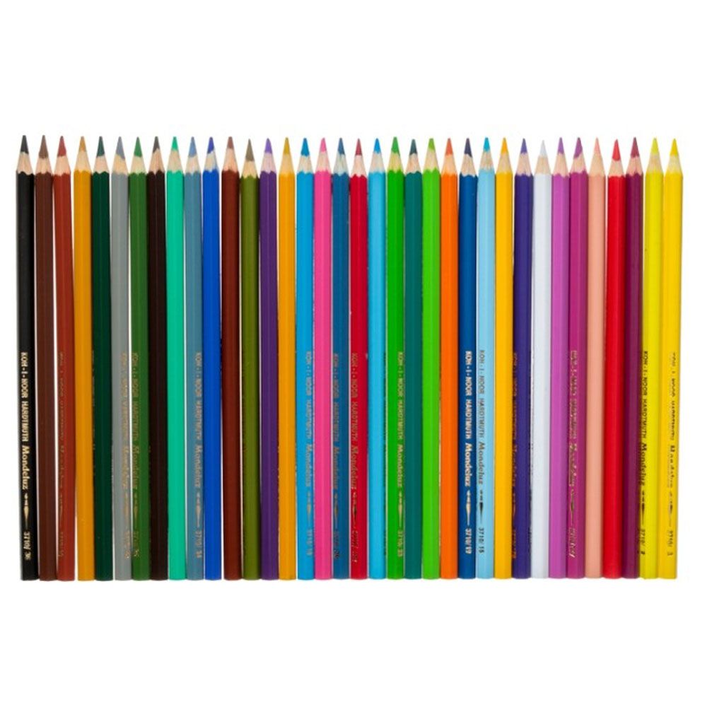 Набор акварельных карандашей "Mondeluz", 36 цветов - 4