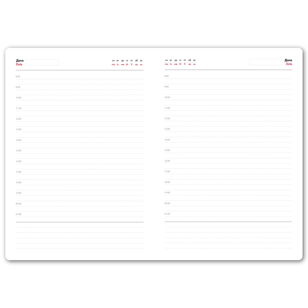 Ежедневник недатированный "Campbell", А5, 272 страницы, желтый - 5