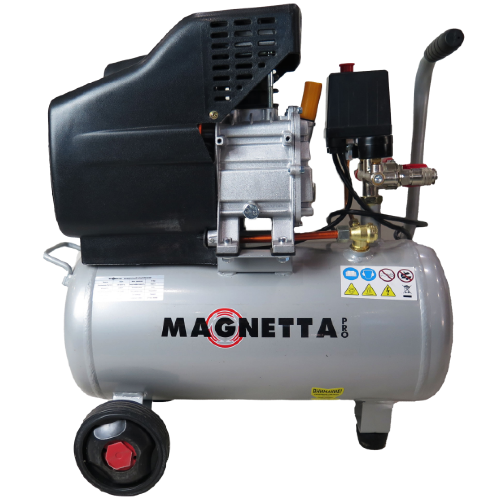 Компрессор воздушный масляный Magnetta CE624, прямой привод