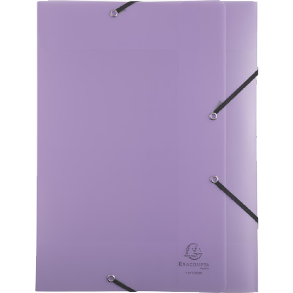 Папка на резинках "Chromaline Pastel", A4, 40 мм, полипропилен, ассорти - 6