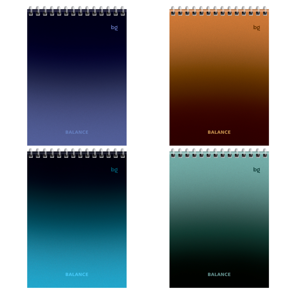 Блокнот "Моноколор. Баланс", А5, 40 листов, ассорти