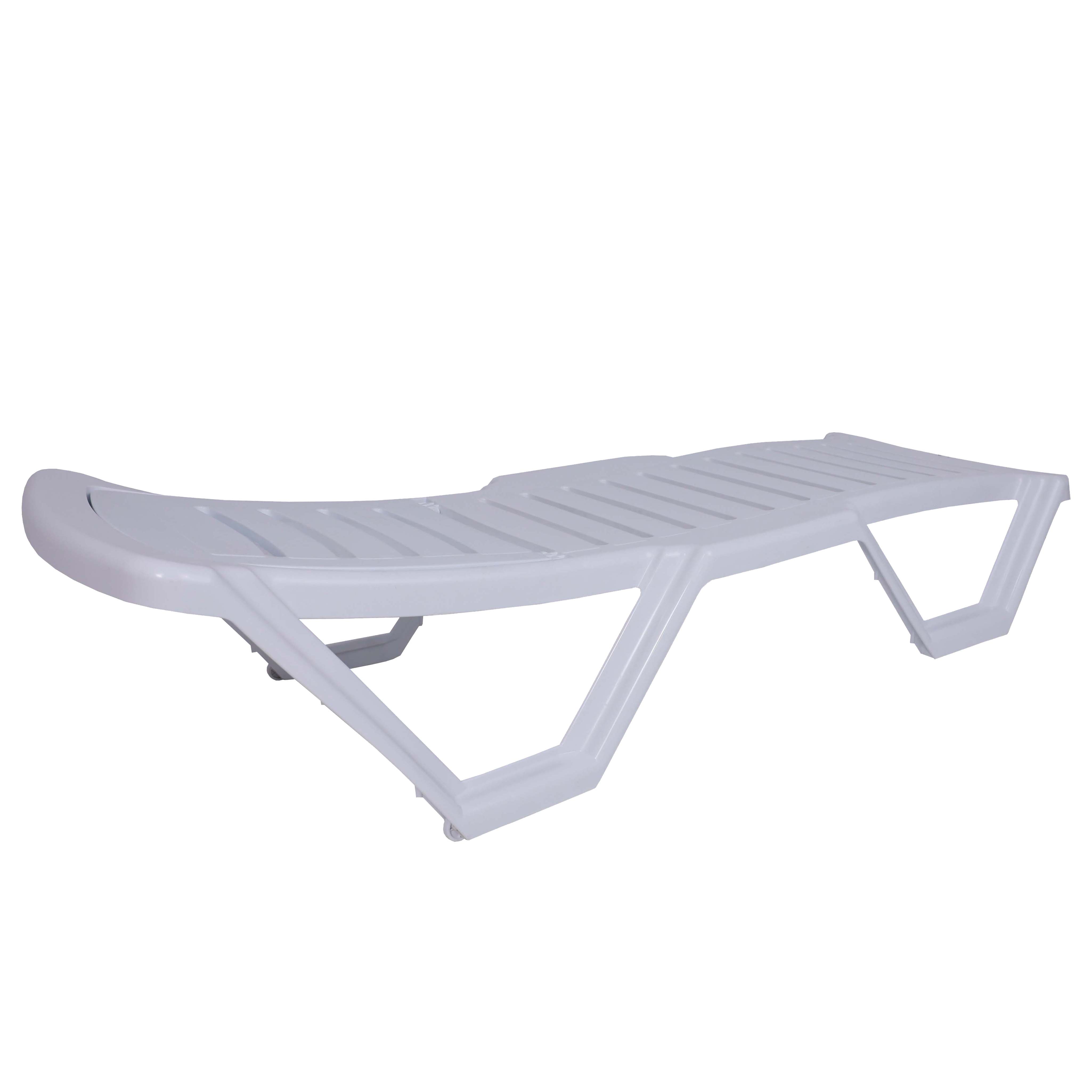 Шезлонг Элластик, пластик, белый - 3