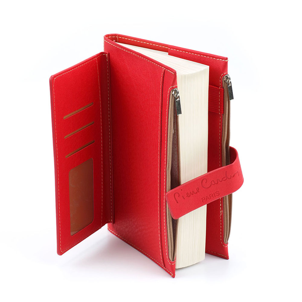 Книга записная "Pierre Cardin", А5, 256 листов, линованный, красный - 3