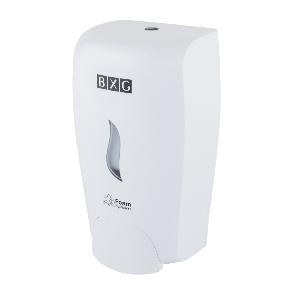 Диспенсер BXG-FD-1058, для мыла-пены 1 л, пластик, белый
