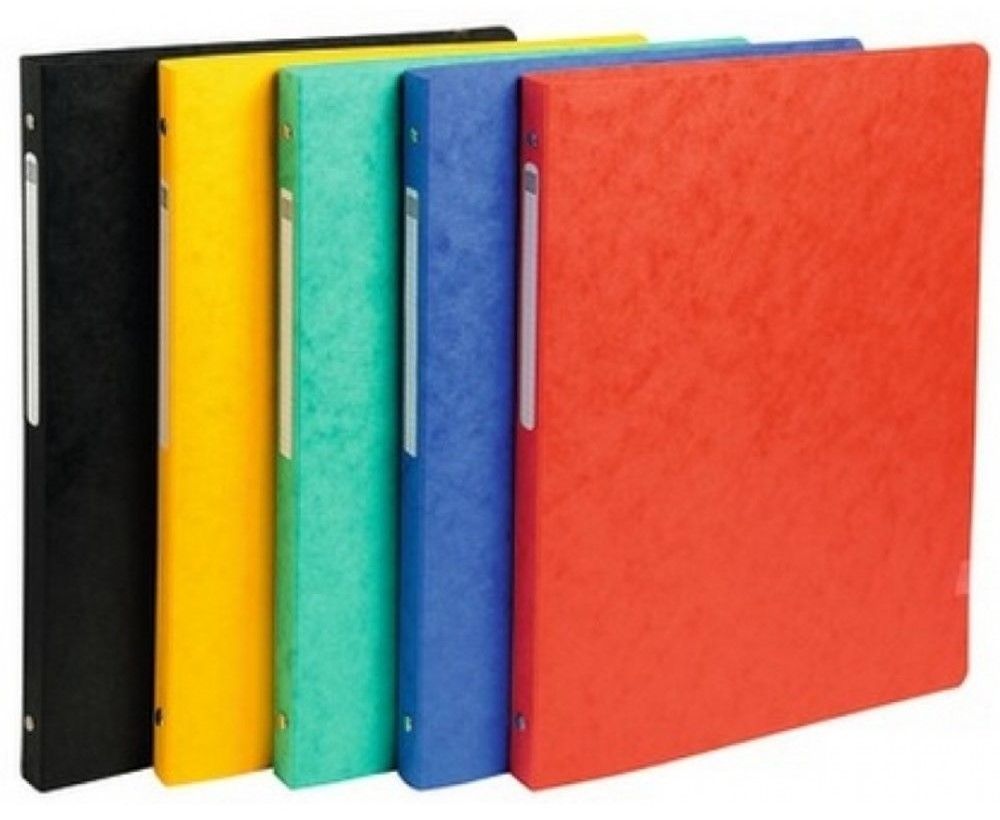 Папка на кольцах "Exacompta", 4 кольца, ассорти, (020946)