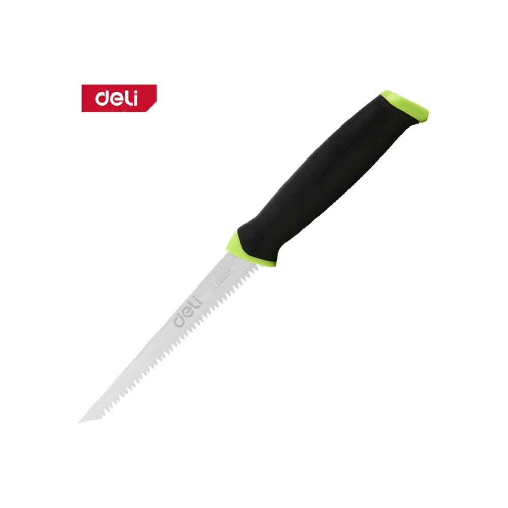 Пила-нож садовая Deli GS EDL580651, 170 мм, 8TPI, черный, зеленый - 17