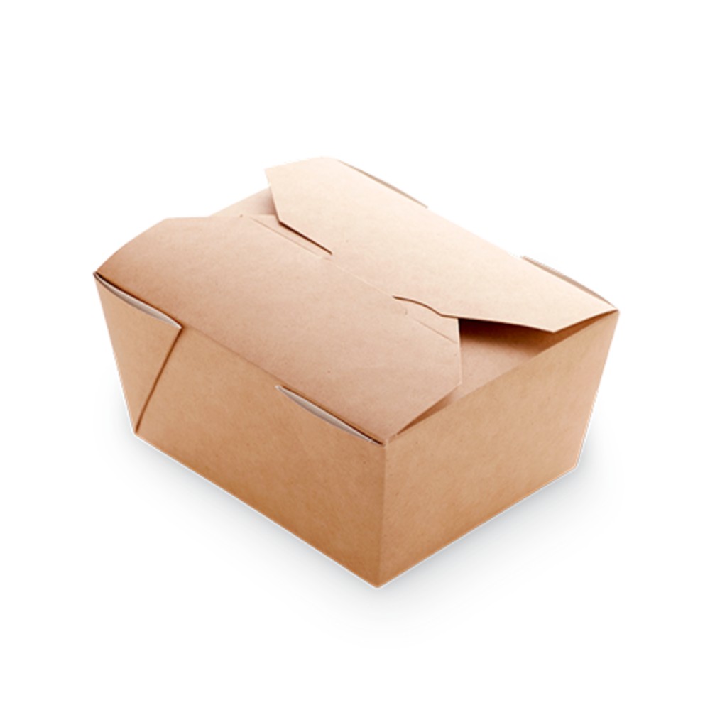 Контейнер бумажный 600 мл, 130/113х105/90х64, 50 шт/упак, крафт - 3