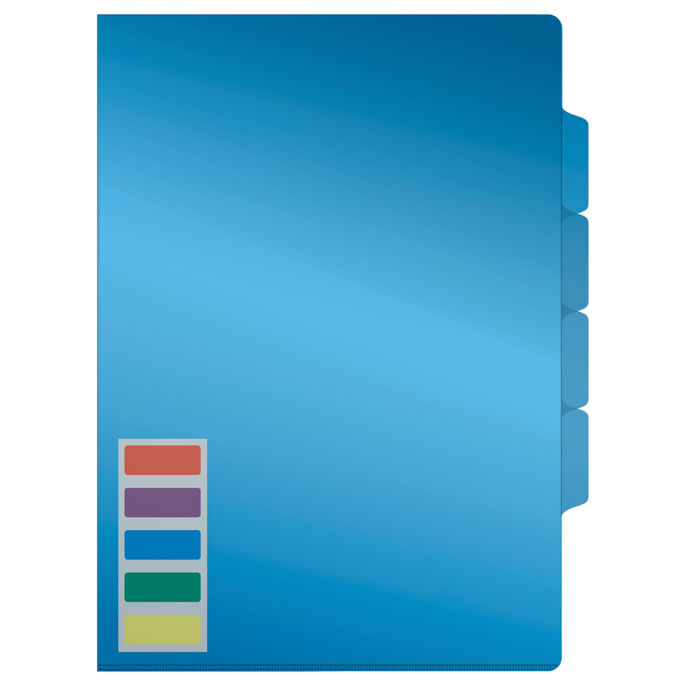 Папка-уголок "Стамм", А4, 150 мк, ассорти - 5