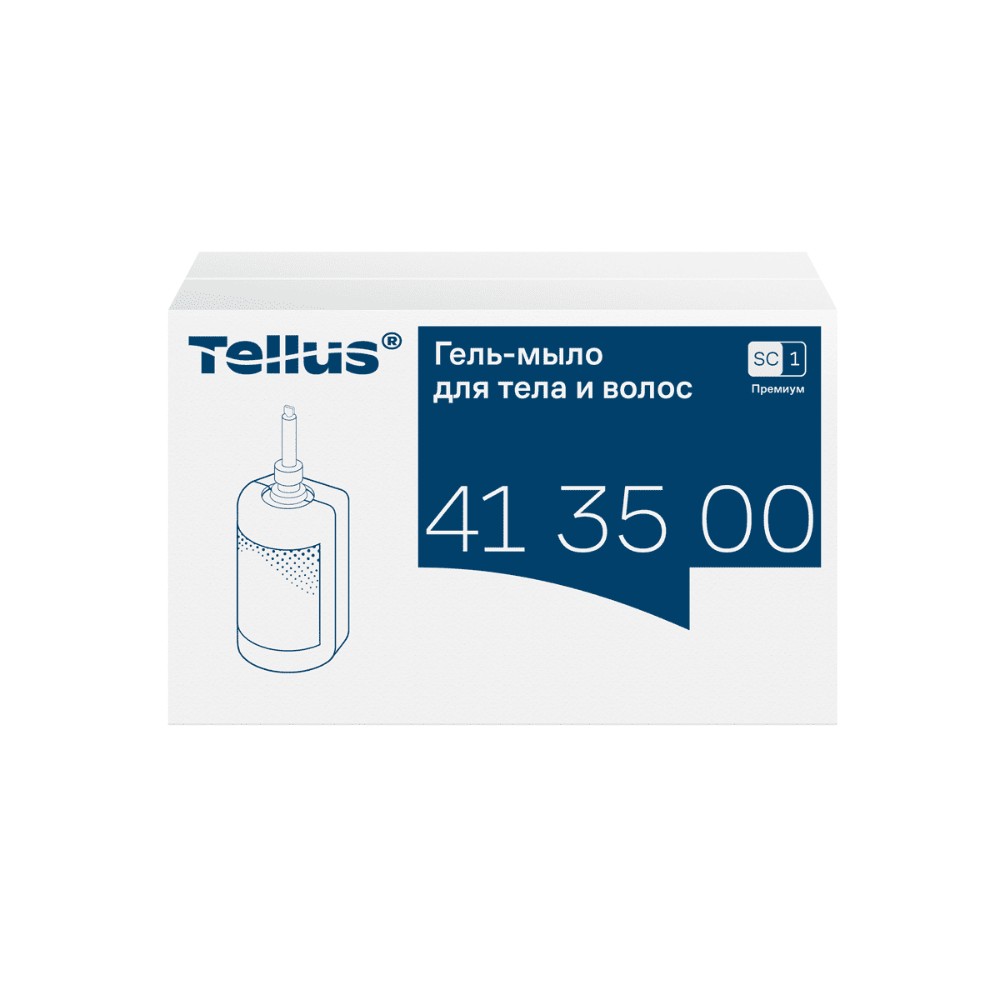 Мыло-гель Tellus Премиум для тела и волос 1 л, SC1 - 3