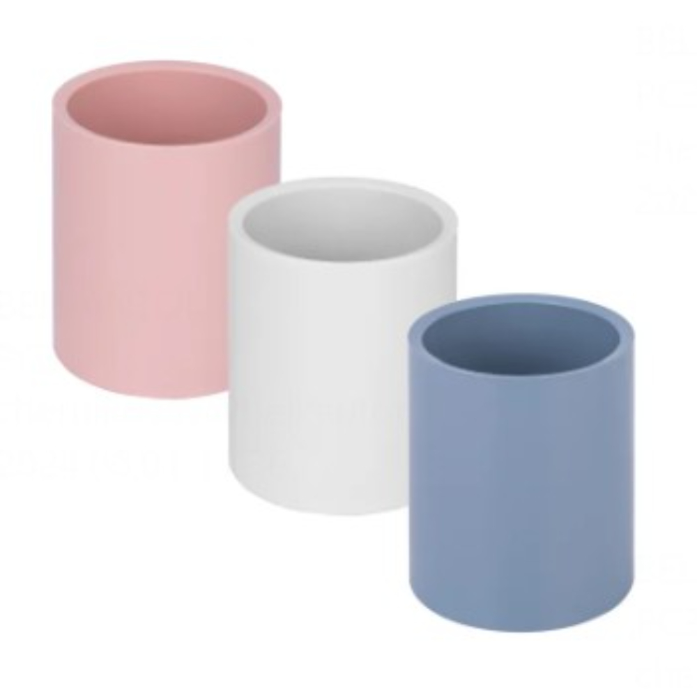 Карандашница Deli "Nusign", пластик, голубой