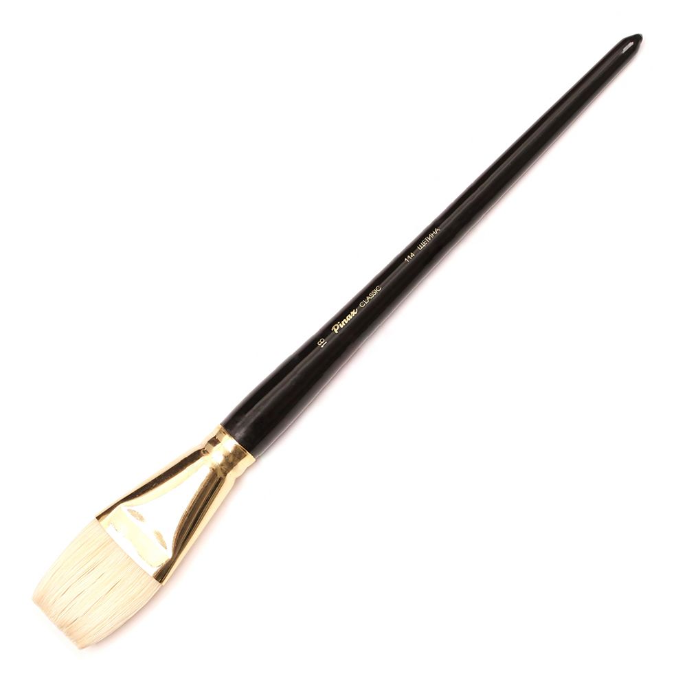 Кисть для рисования "Pinax Artists CLASSIC", щетина, плоская, №18