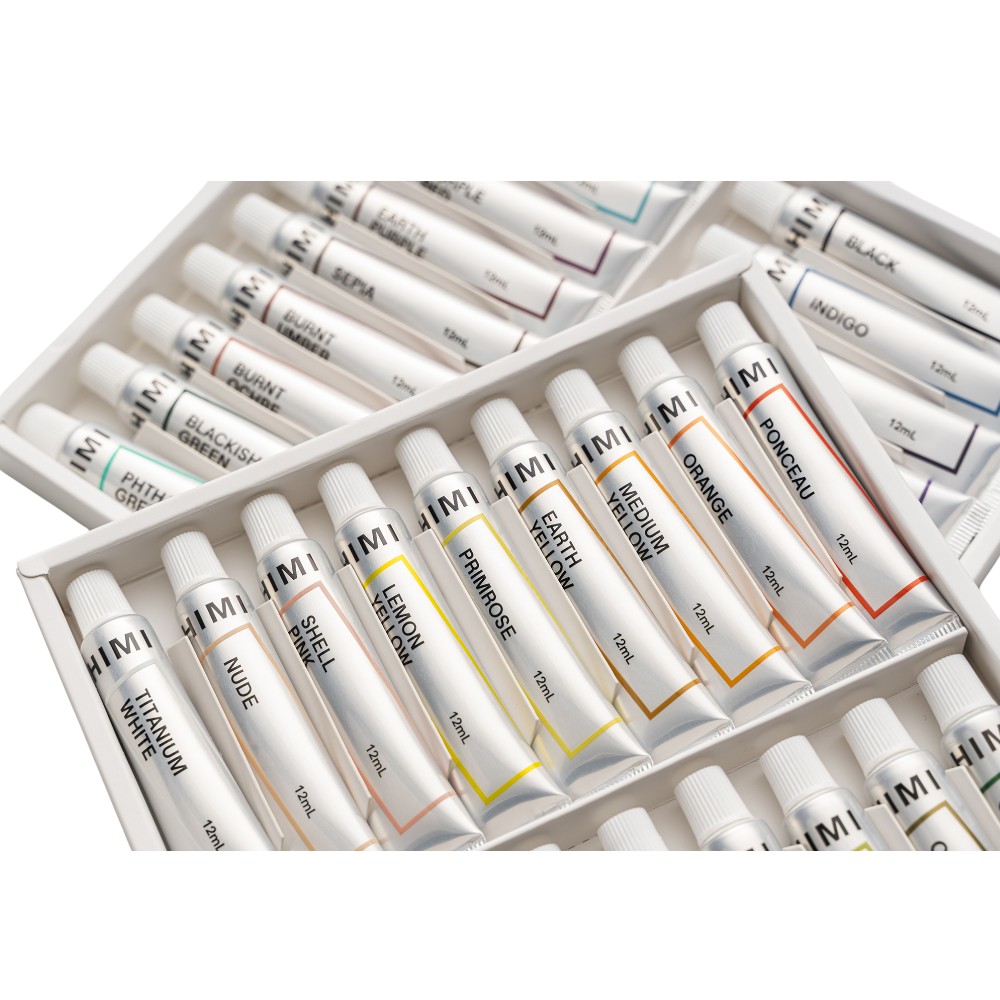 Краски акварельные "Himi Miya", 24 цвета, тубы - 9