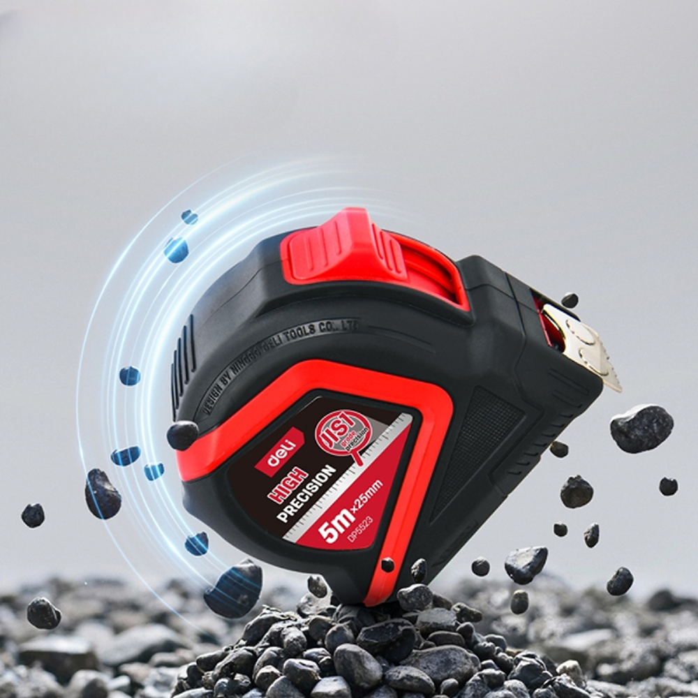 Рулетка Deli RS EDP5523, 5 м х 25 мм, нейлоновое покрытие