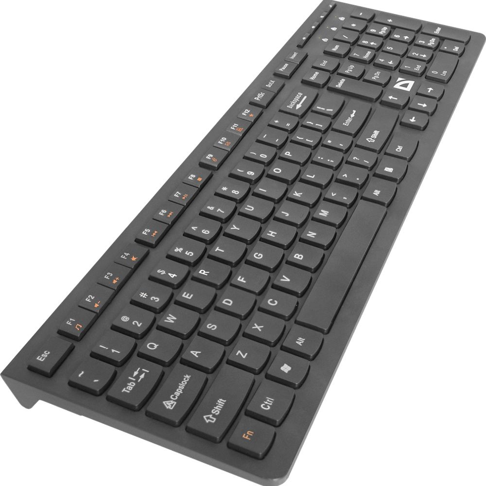 Клавиатура Defender "UltraMate SM-535 RU", беспроводная, черный