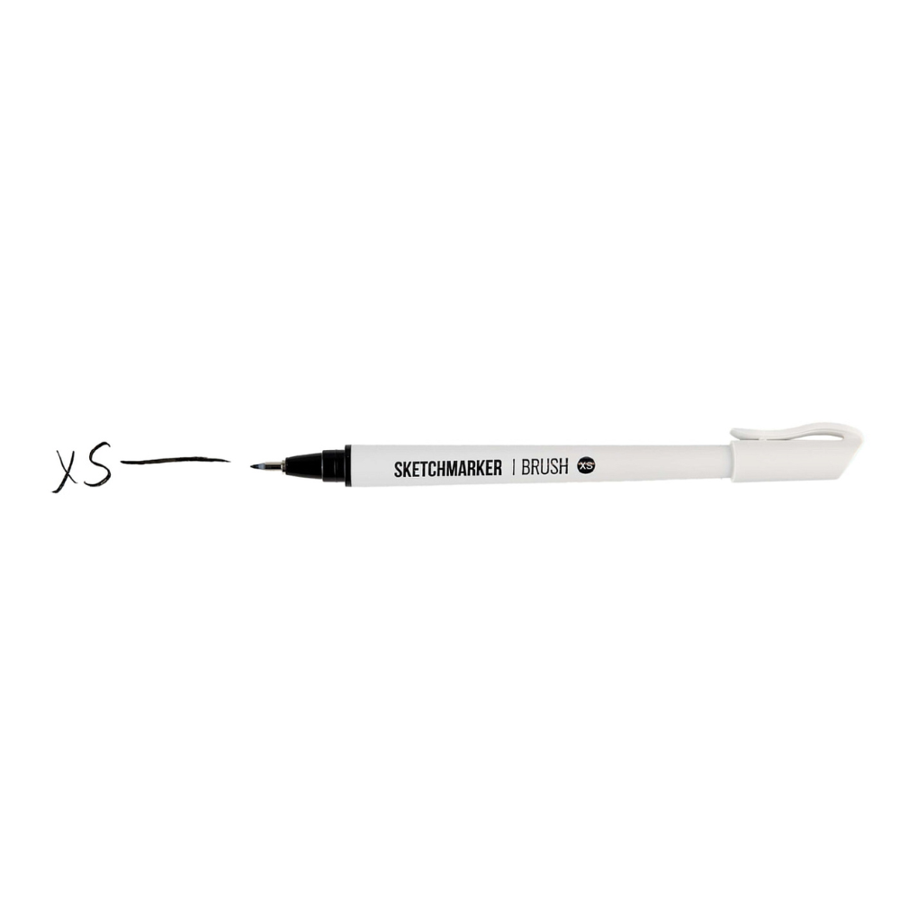 Ручка капиллярная "Sketchmarker brush extra small", черный
