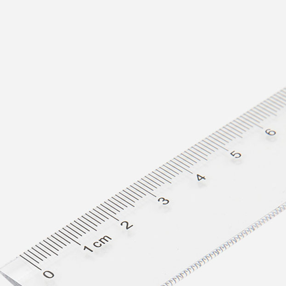 Линейка "Deli 6250", 50 см, прозрачный