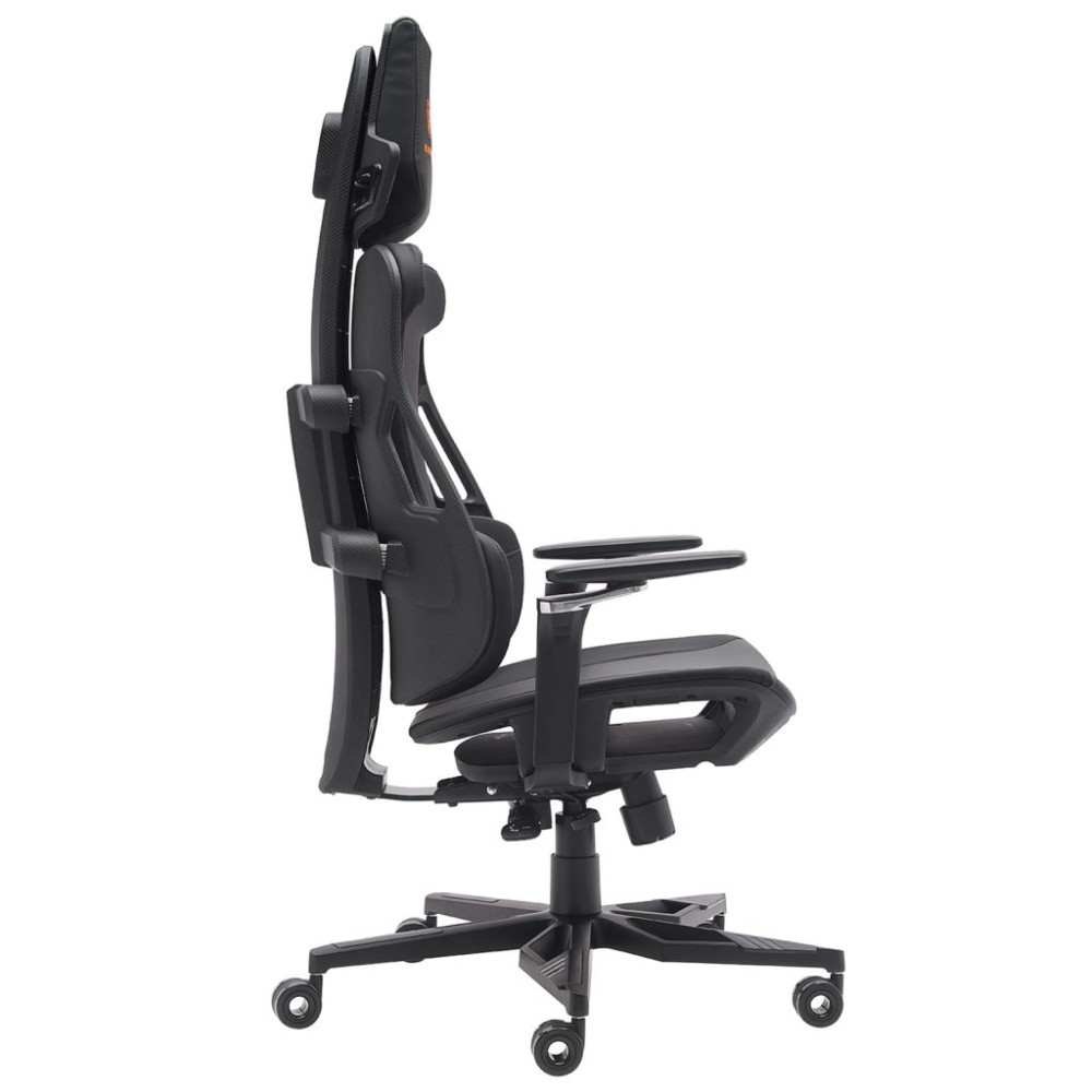 Кресло игровое EVERPROF "Serval X", экокожа, алюминий, черный - 2