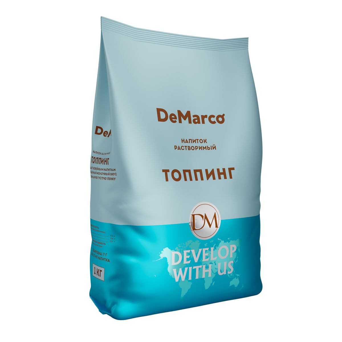 Сливки сухие на молочно-растительной основе "DeMarco", 1000 г