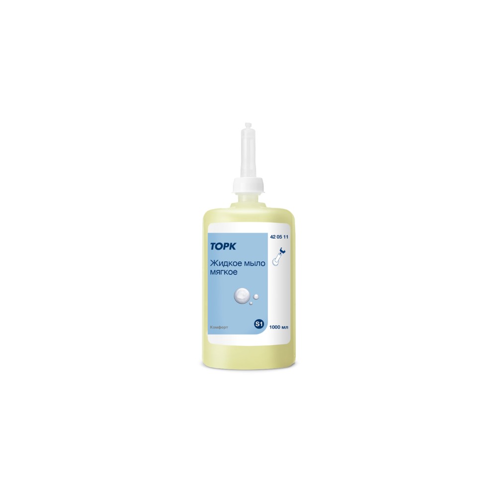 Мыло жидкое TORK Комфорт S1, 1 л, мягкое (420511) - 3