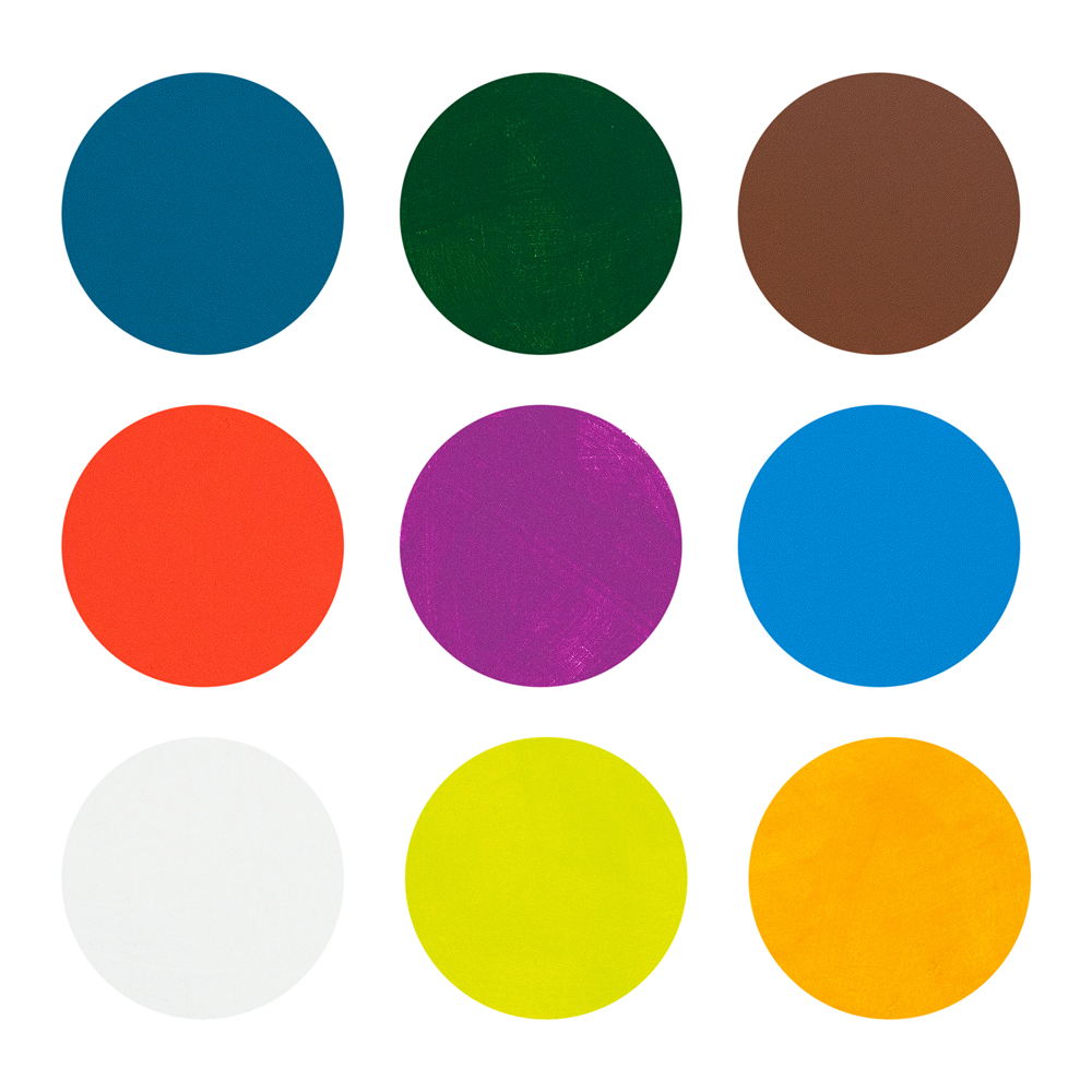 Краска акриловая матовая "Декола тропики", набор 9 цветов, 20 мл, банки - 2