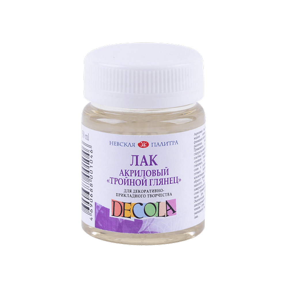 Лак акриловый "Decola", тройной глянец