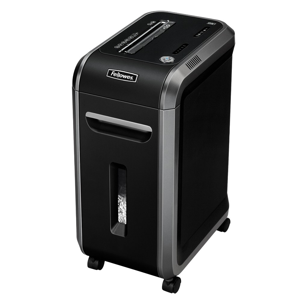 Уничтожитель Fellowes PowerShred 99Ci, DIN P-4, 4х38 мм, 18 листов, 34 литра, 100% Jam Proof, SafeSense