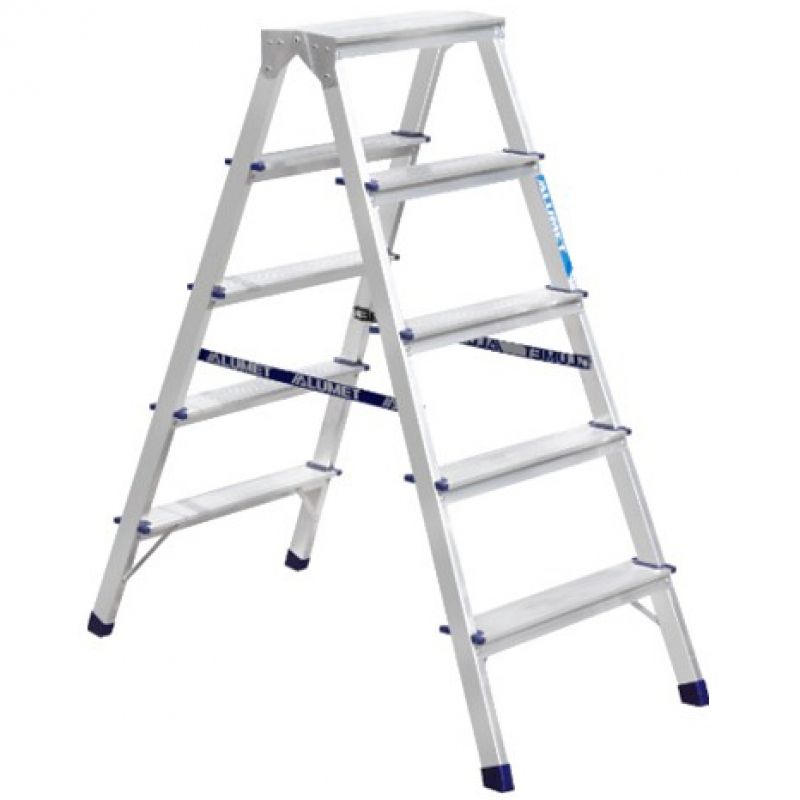 Стремянка бытовая "Алюмет" двухсторонняя