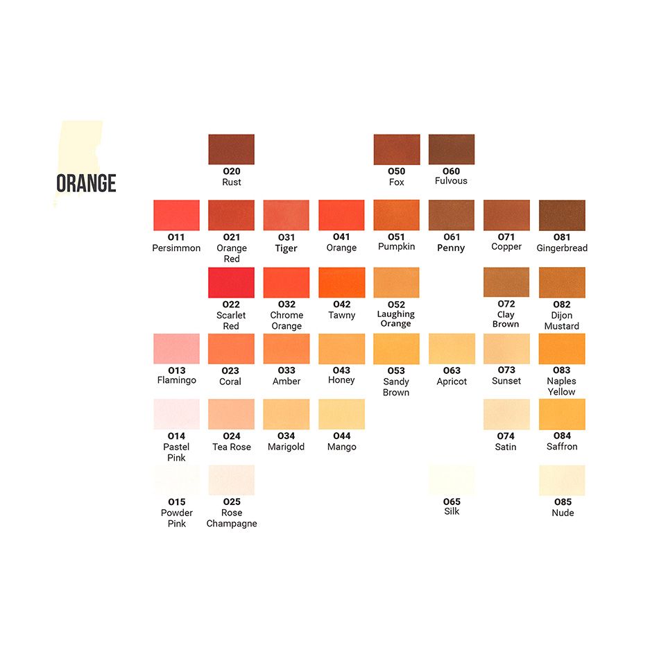 Маркер перманентный двусторонний "Sketchmarker", O11 хурма