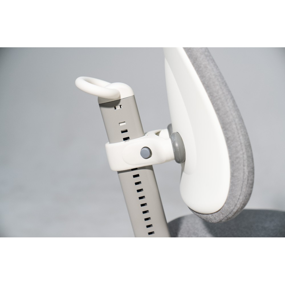 Кресло детское Ergosmart Maximus, ткань, серый, пластик, корпус белый - 5