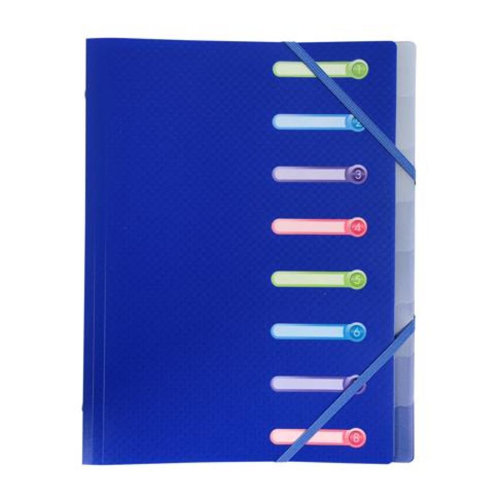 Папка на резинках "Opak", 10 мм, пластик, ассорти - 3