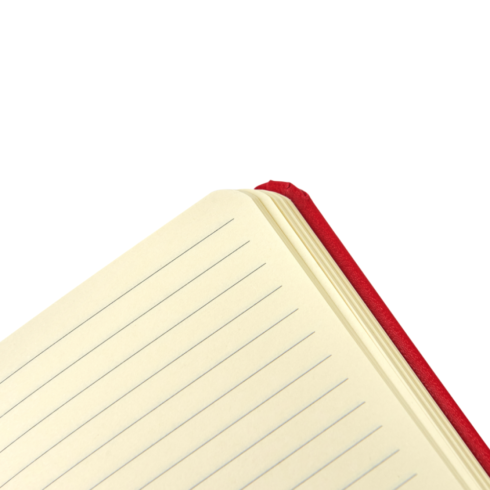 Блокнот "1818-16", А5, 96 листов, на резинке, красный - 6