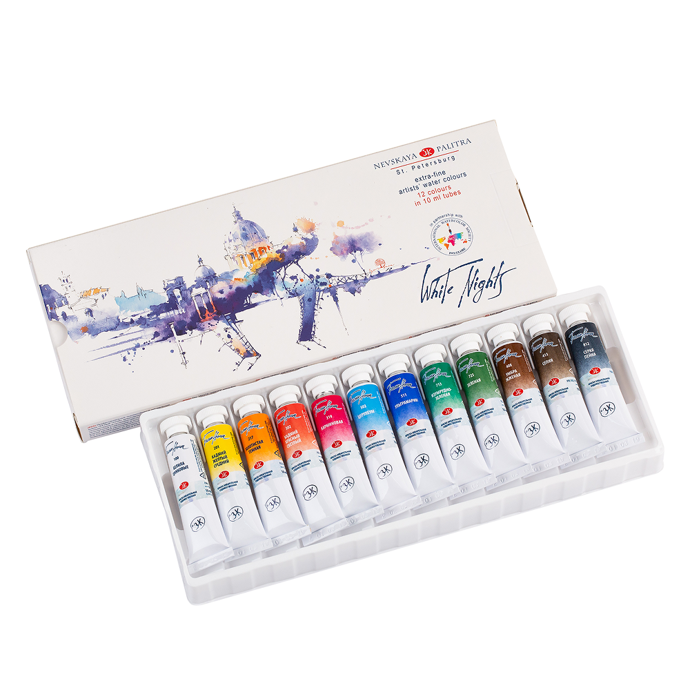 Краски акварельные "Белые ночи IWS"