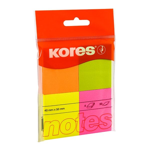 Бумага для записей на клейкой основе "Kores"