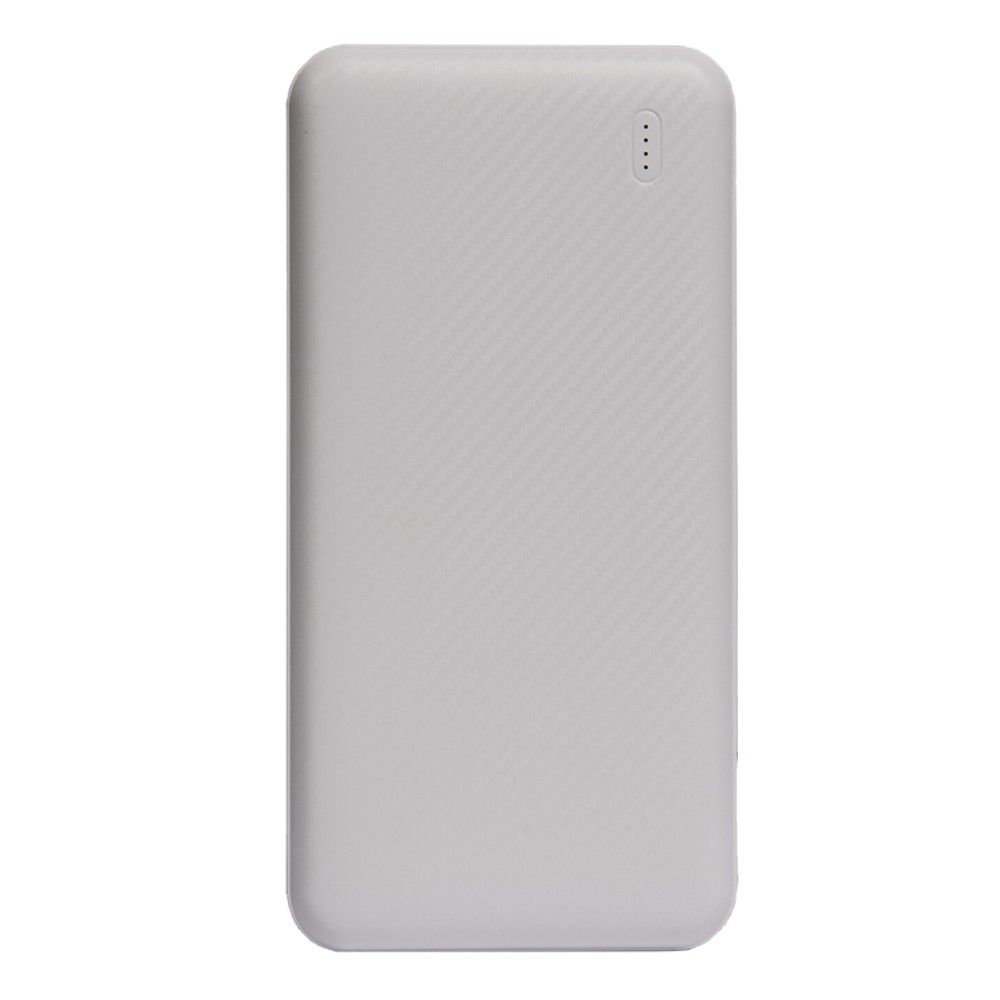 Внешний аккумулятор Power Bank "Rib 10", 10000 mAh, белый