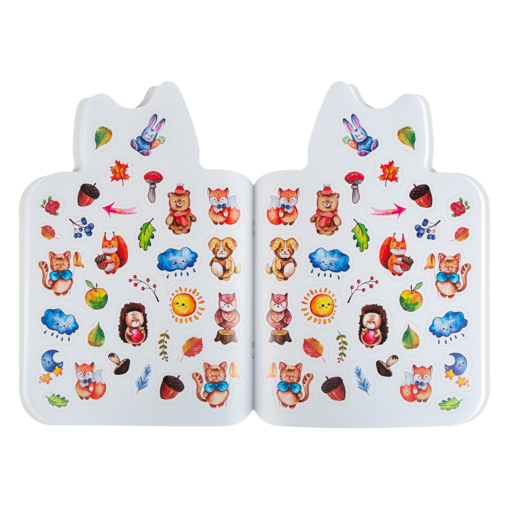 Альбом для рисования "Цветик. Заяц" с наклейками, 276х195 мм, 32 листа - 5