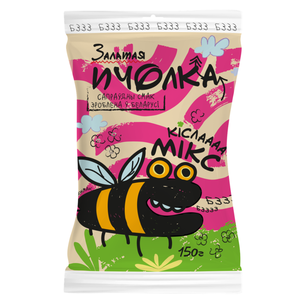 Конфеты "Залатая пчолка. Кiслы смак", 150 г - 2
