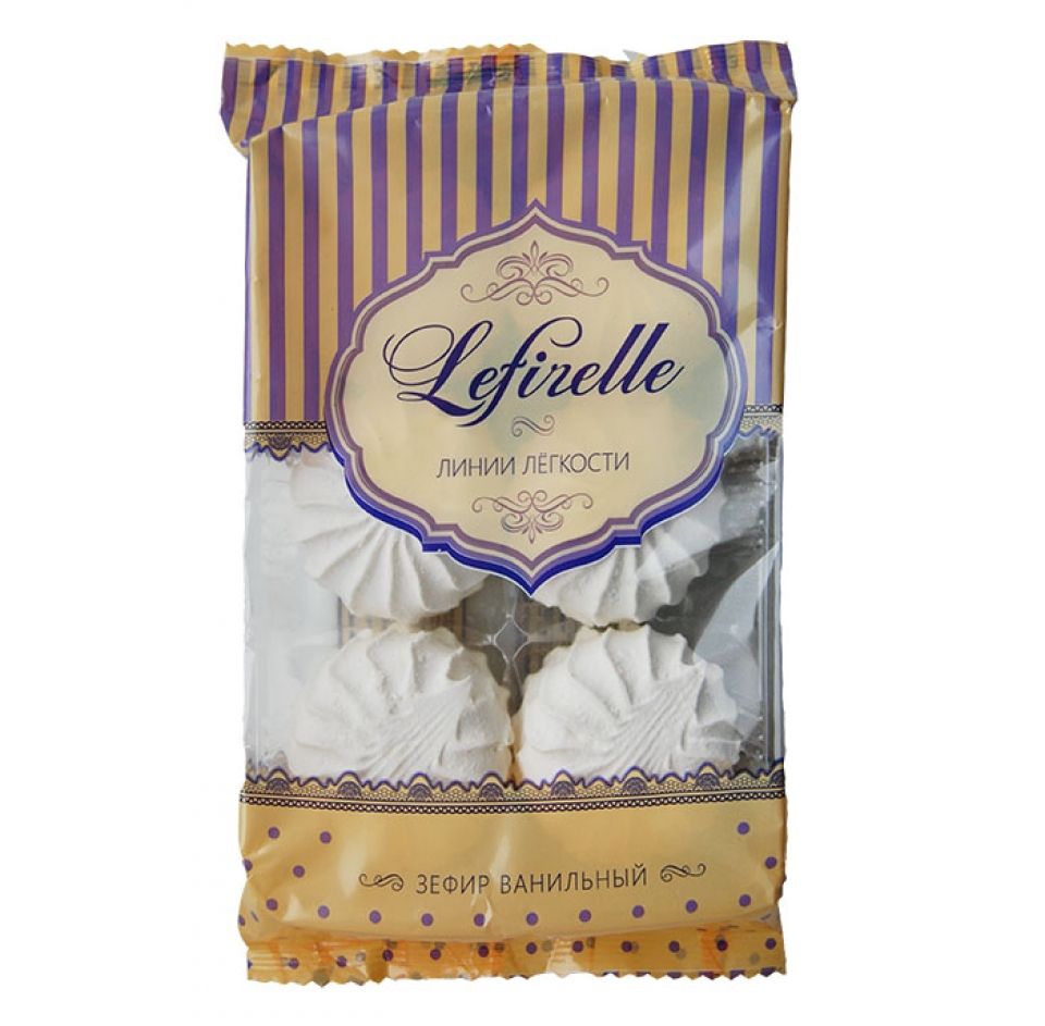 Зефир "Lefirelle" 230 гр., бело-розовый