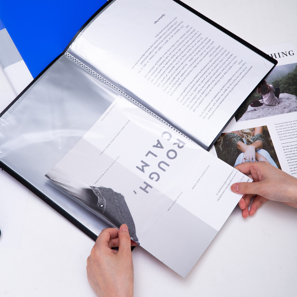 Папка c файлами "Display Book", 30 карманов, ассорти