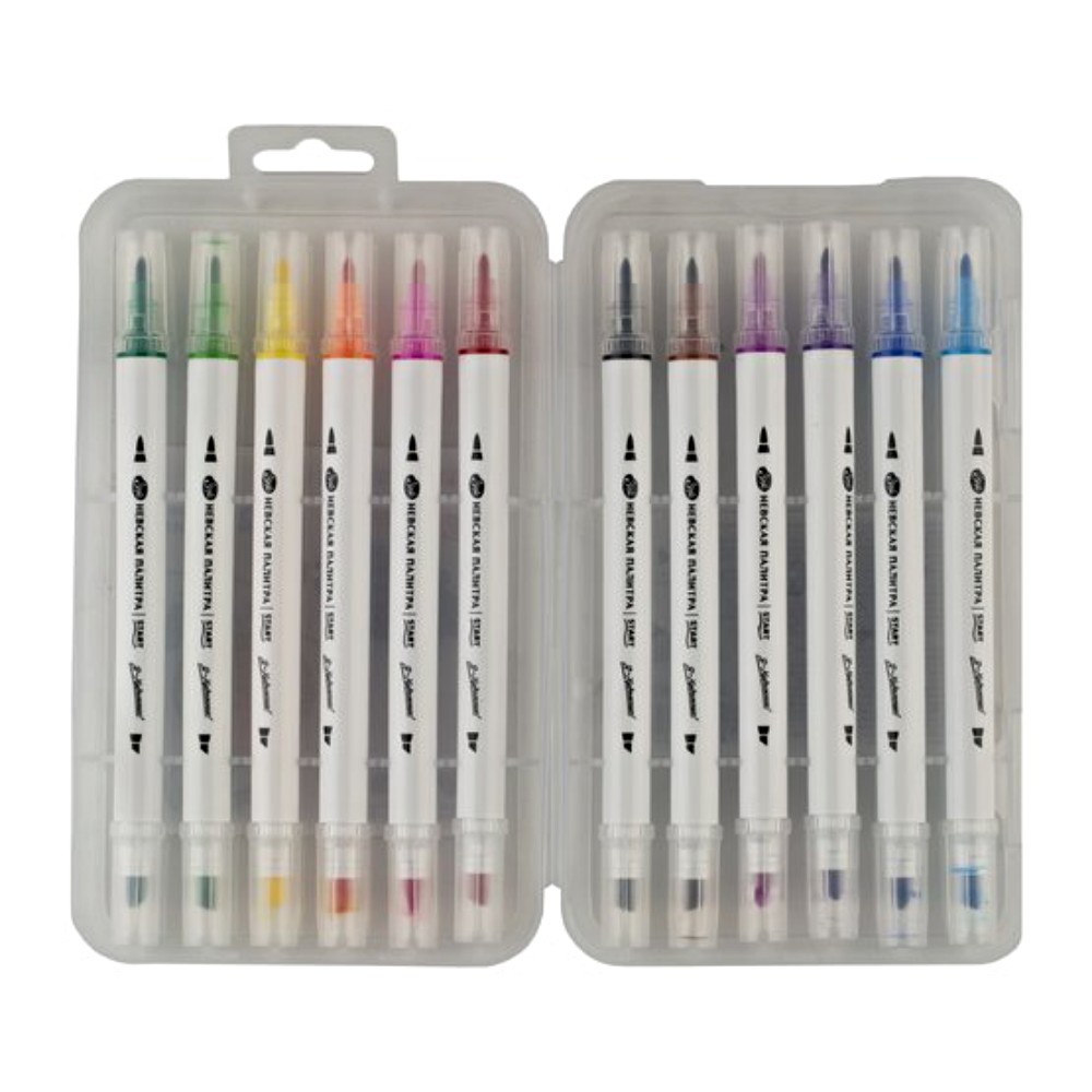 Маркеры "Я-Художник!", набор 12 цветов, двусторонние