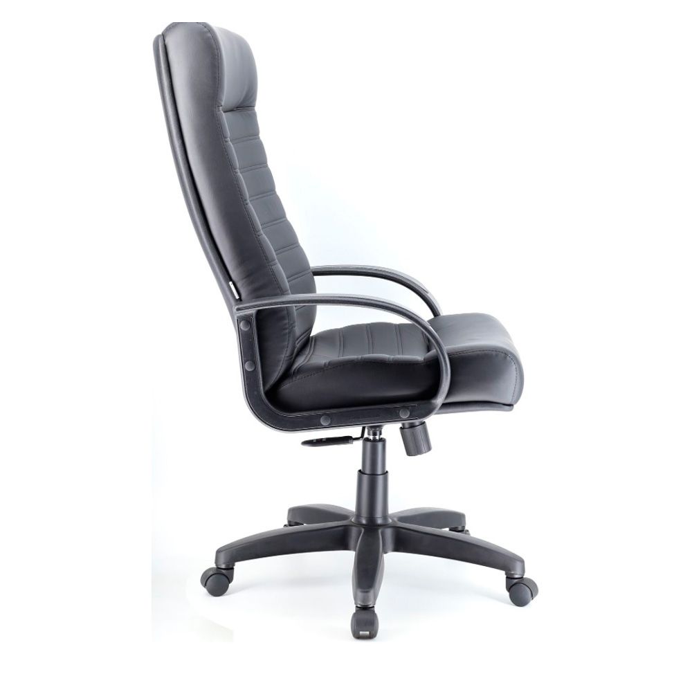 Кресло для руководителя EVERPROF "ORION PL", экокожа, черный