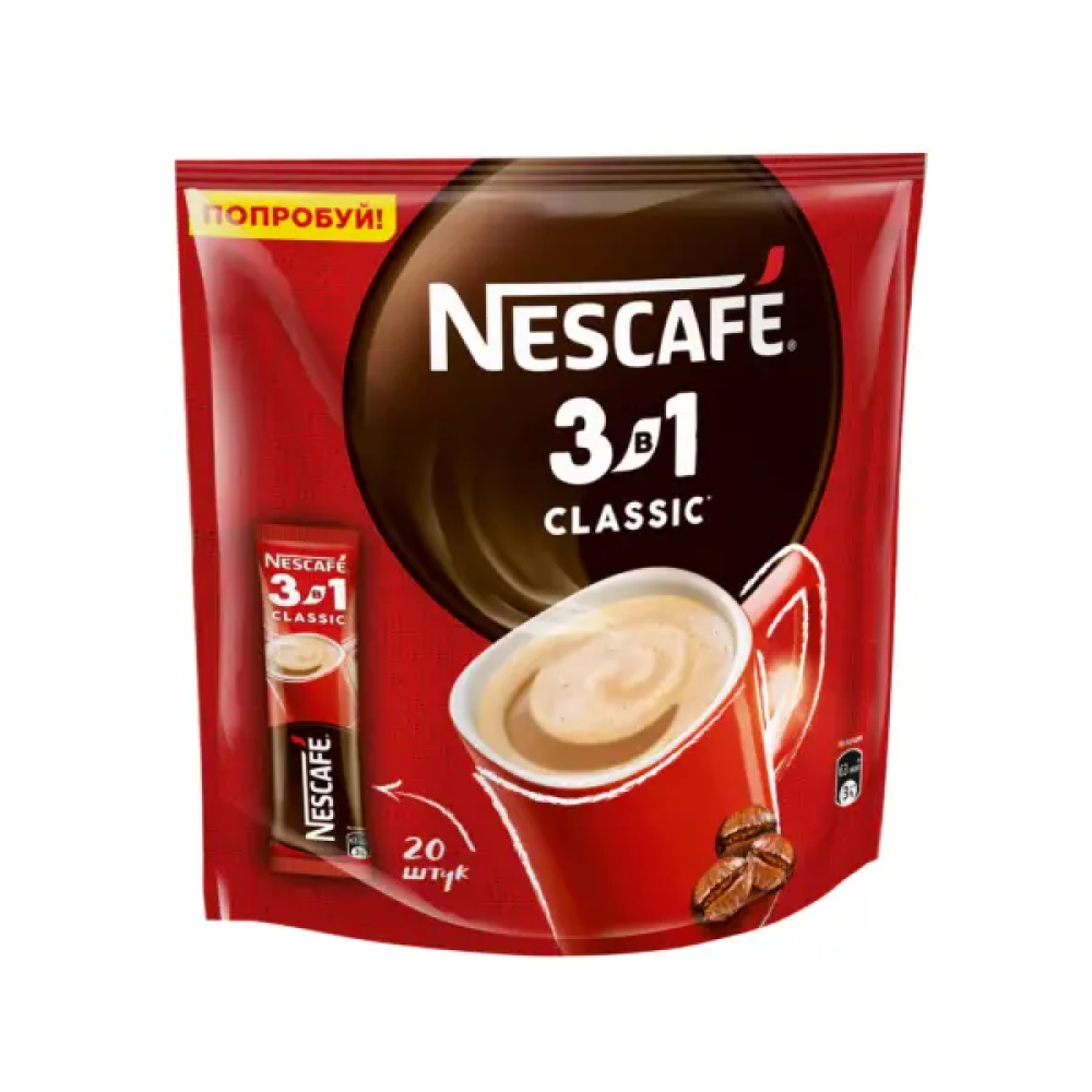 Кофейный напиток "Nescafe" 3в1, растворимый