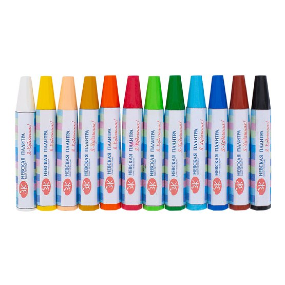 Пастель масляная "Я - Художник!", 12 цветов