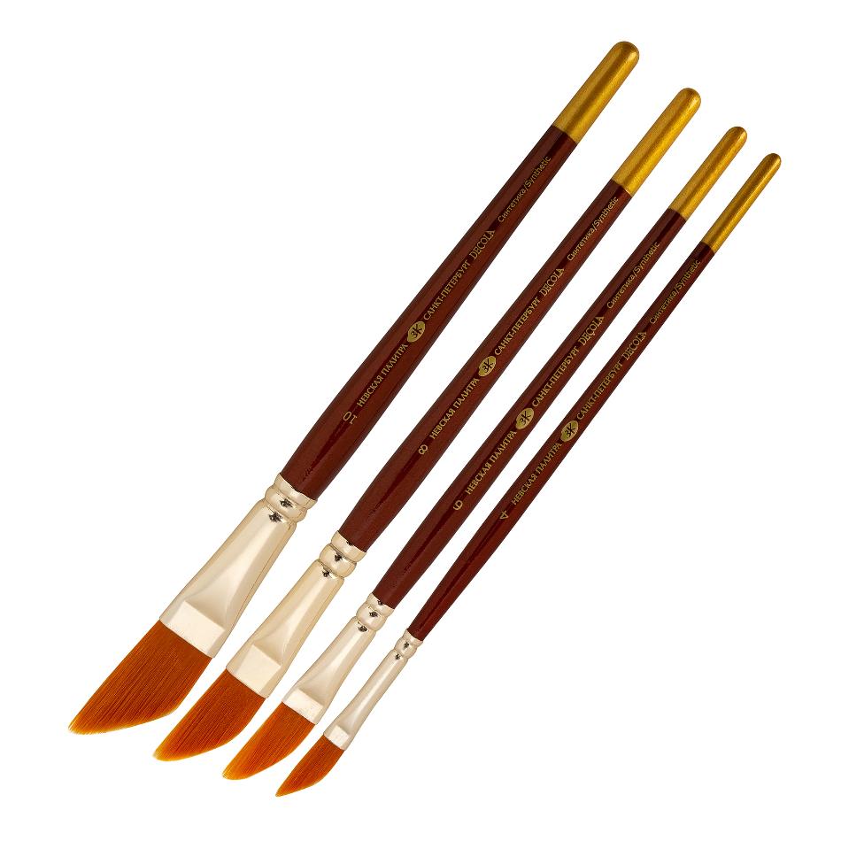 Кисть "Decola", синтетика, даггер, №4