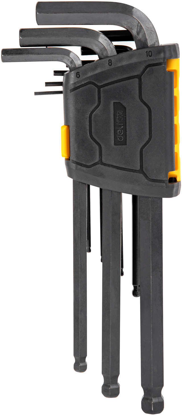 Набор ключей шестигранных Deli "EDL232209H", 9 шт, черный