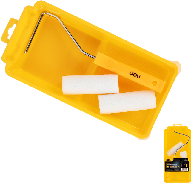 Набор малярного инструмента "Deli", 4 предмета