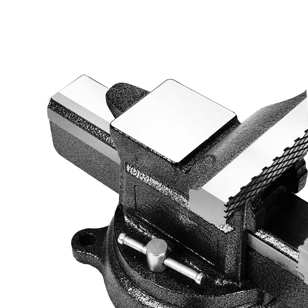 Тиски стальные Deli YS EDL2904Z, поворотные, с наковальней, 4"-100 мм - 3