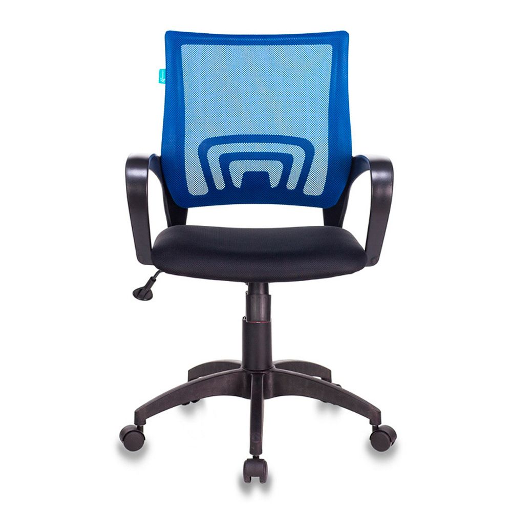 Кресло для персонала Бюрократ "CH-695N/BLACK", ткань, пластик, синий - 3